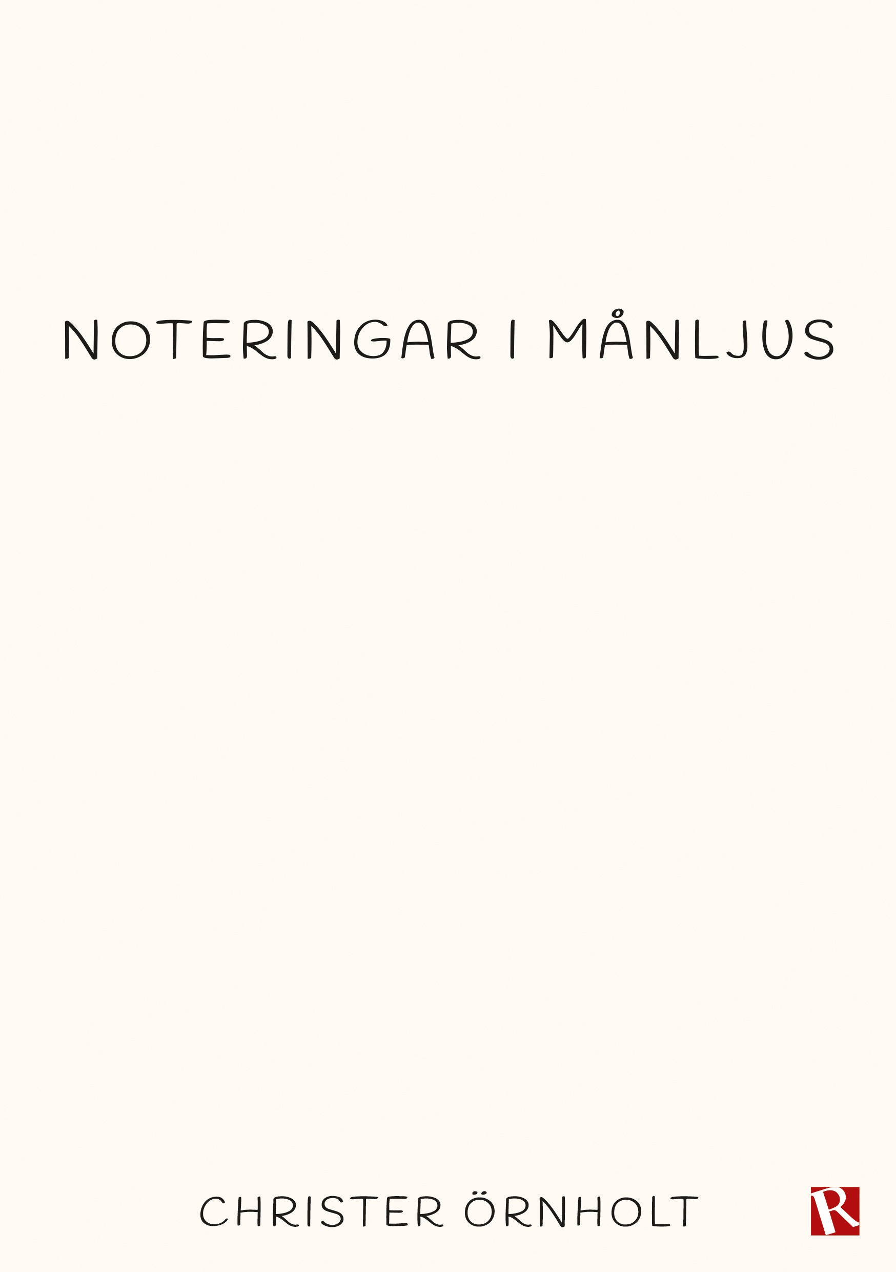 Omslag Noteringar i mnljus